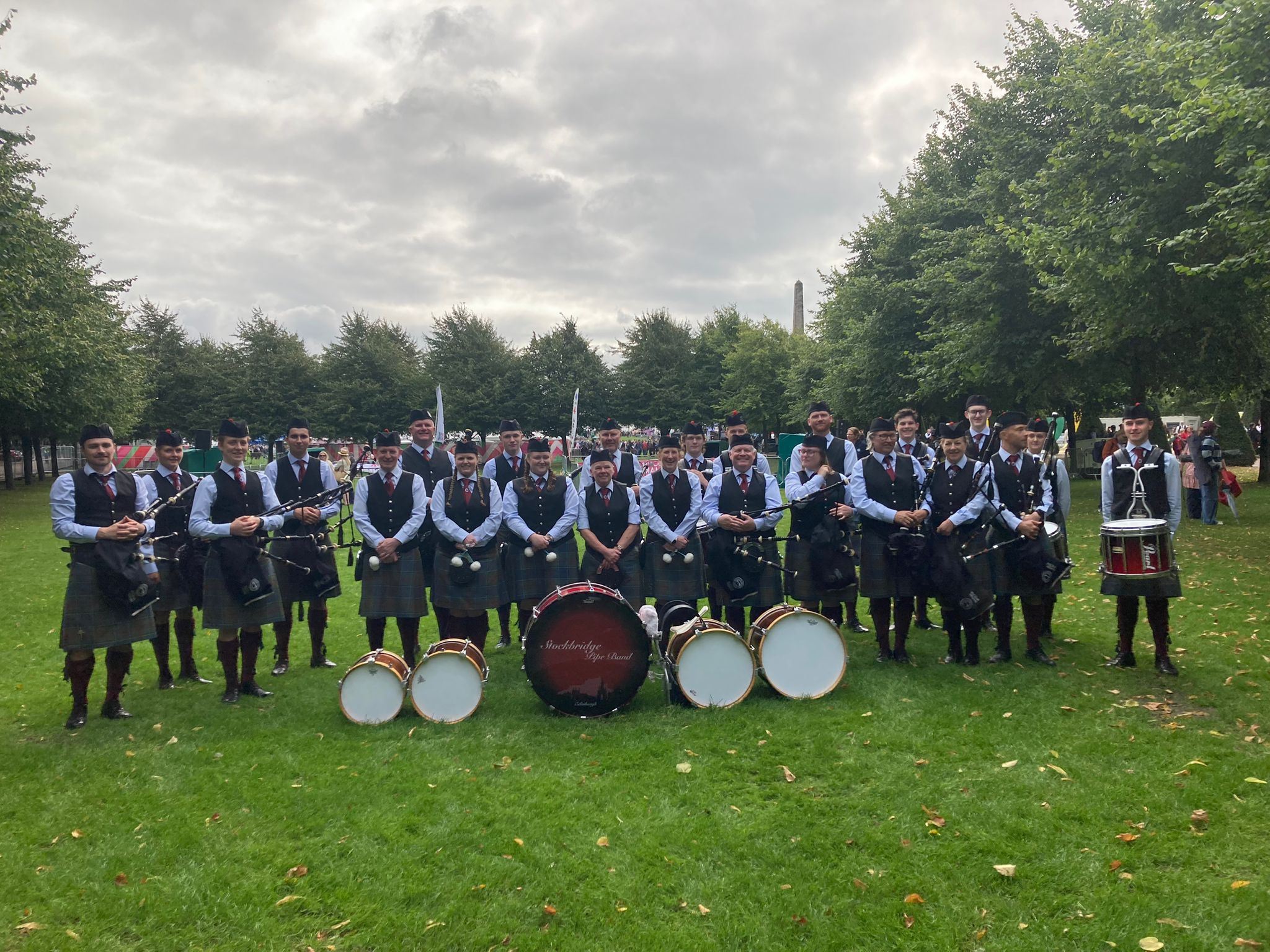 Stockbridge Pipe Band - World Pipe Band Championships - Glasgow Green - Aug 2024